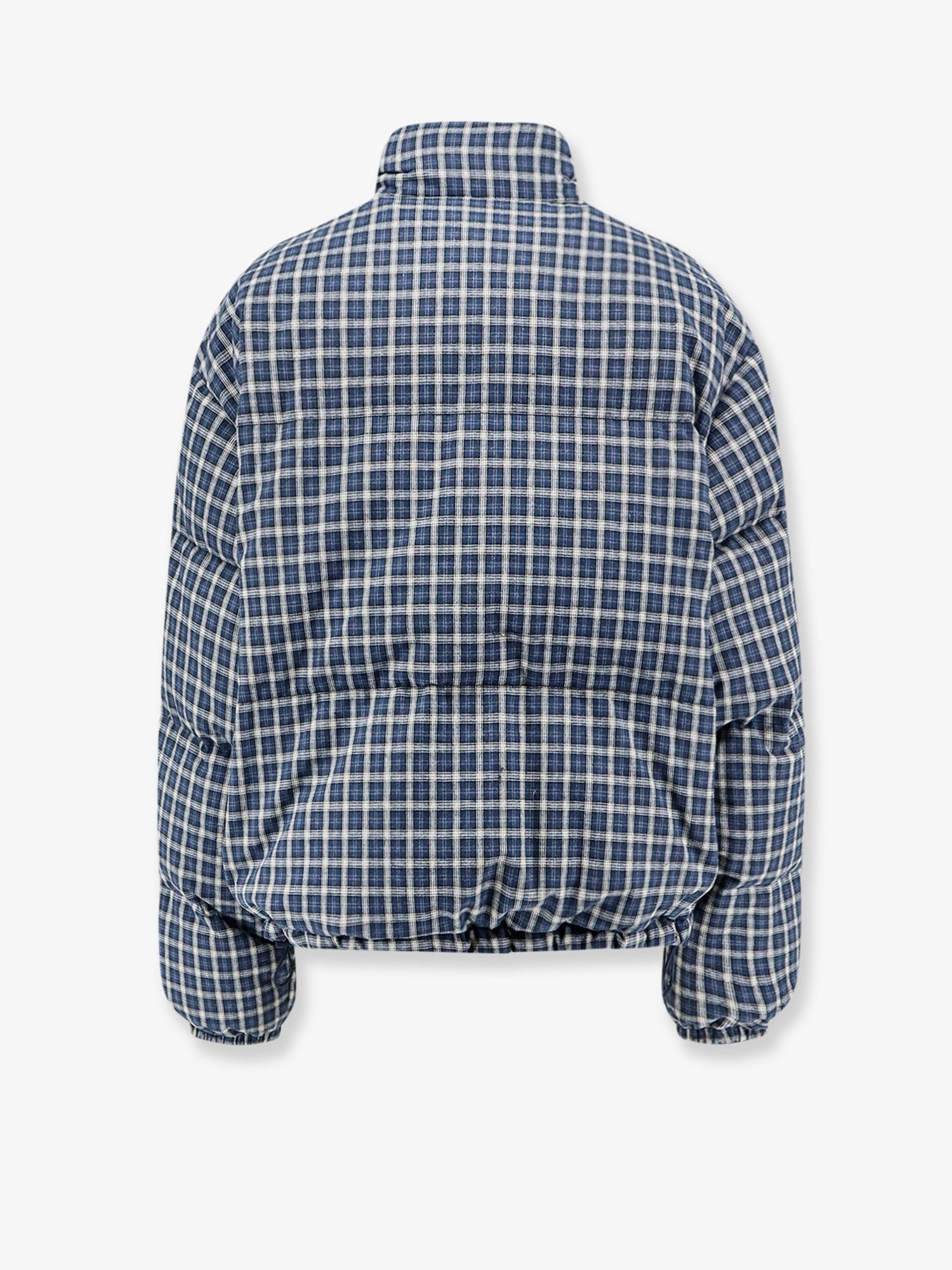 Miu Miu Reversible madras flannel down jacket, view 2