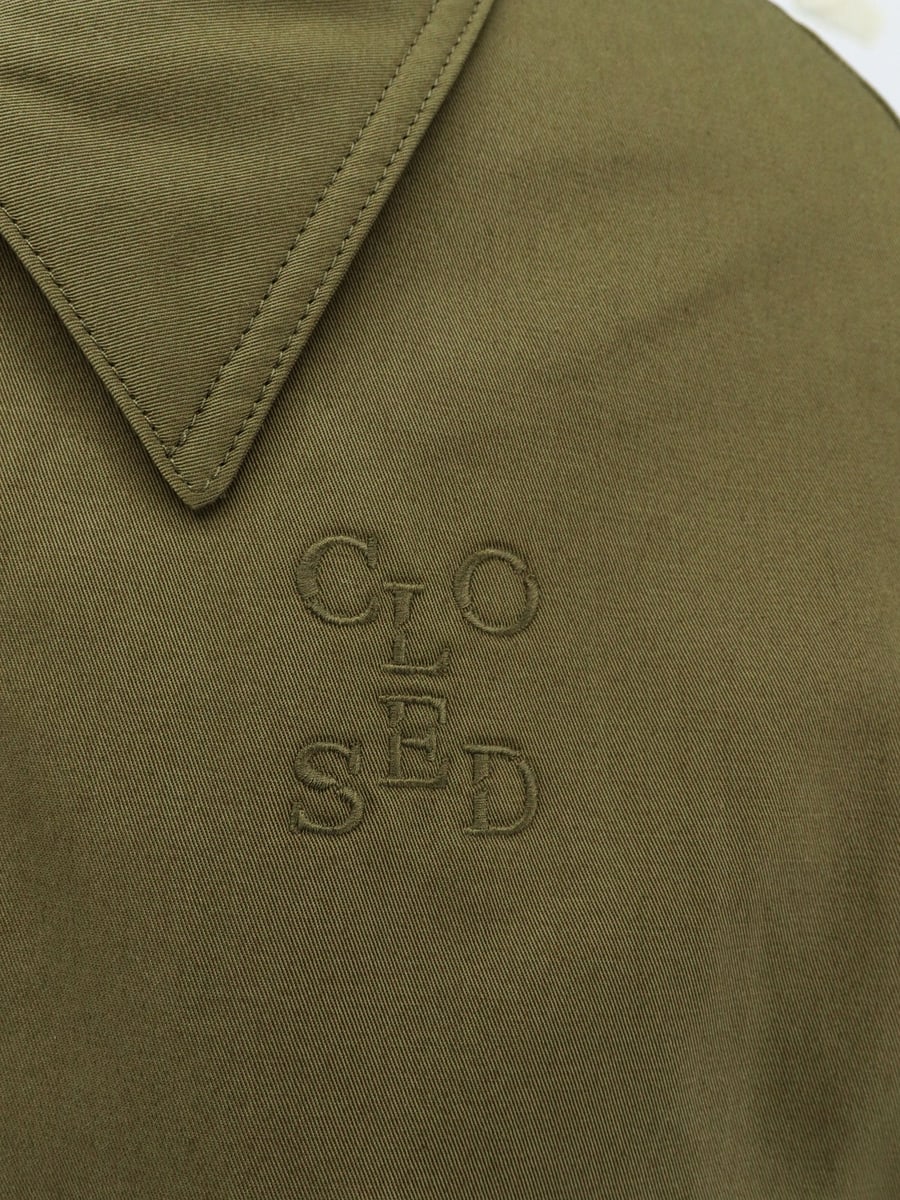 CLOSED Cotton jacket with Logo embroidery, view 3
