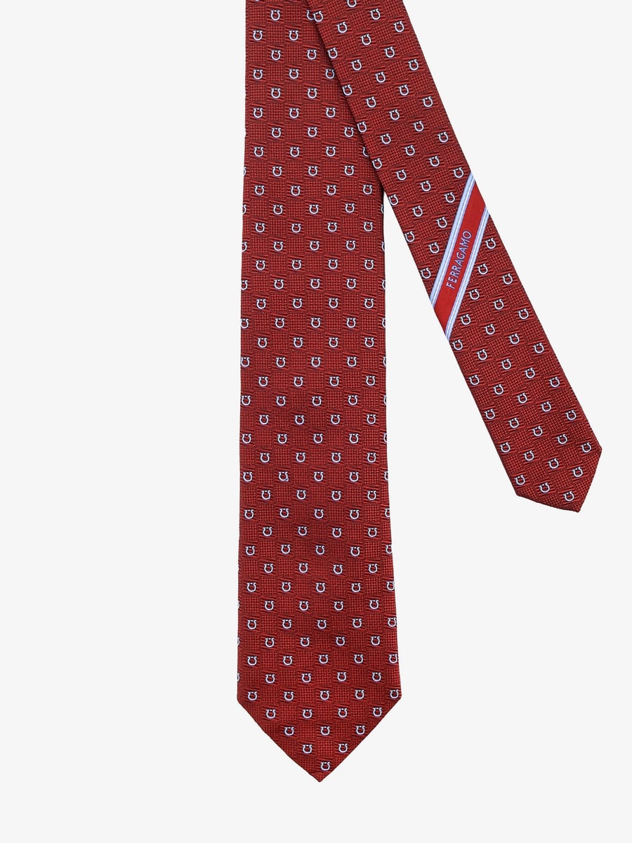 Ferragamo Cairo silk tie, view 2