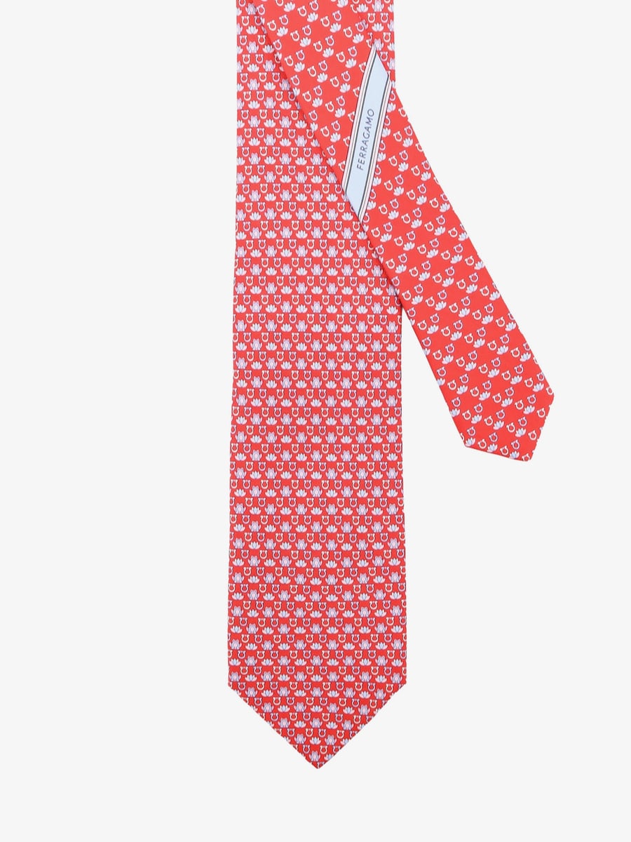 Ferragamo Clarissa silk tie, view 2