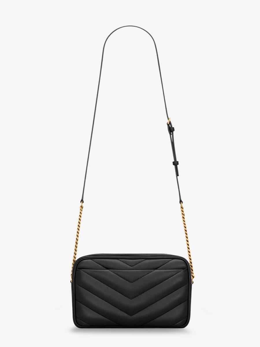 Saint Laurent Loulou matelassé leather crossbody bag, view 2