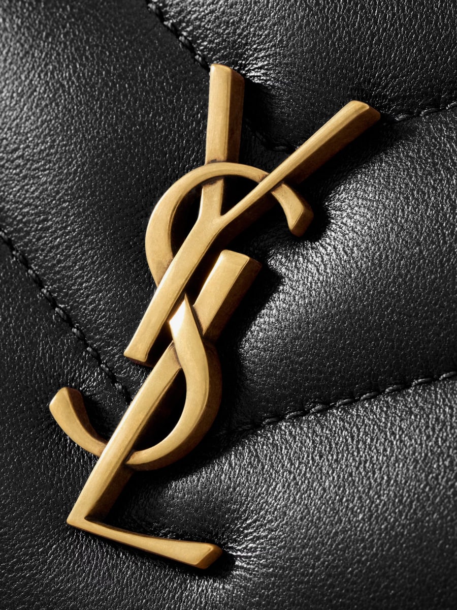 Saint Laurent Loulou matelassé leather crossbody bag, view 4