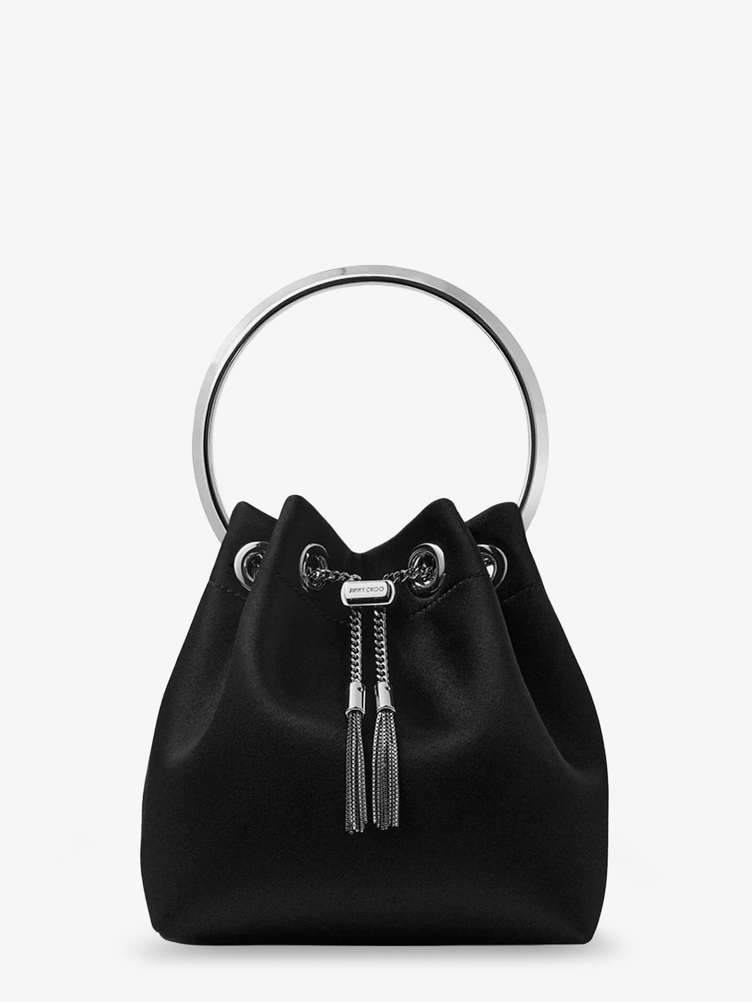 Jimmy Choo Bon Bon satin bucket bag