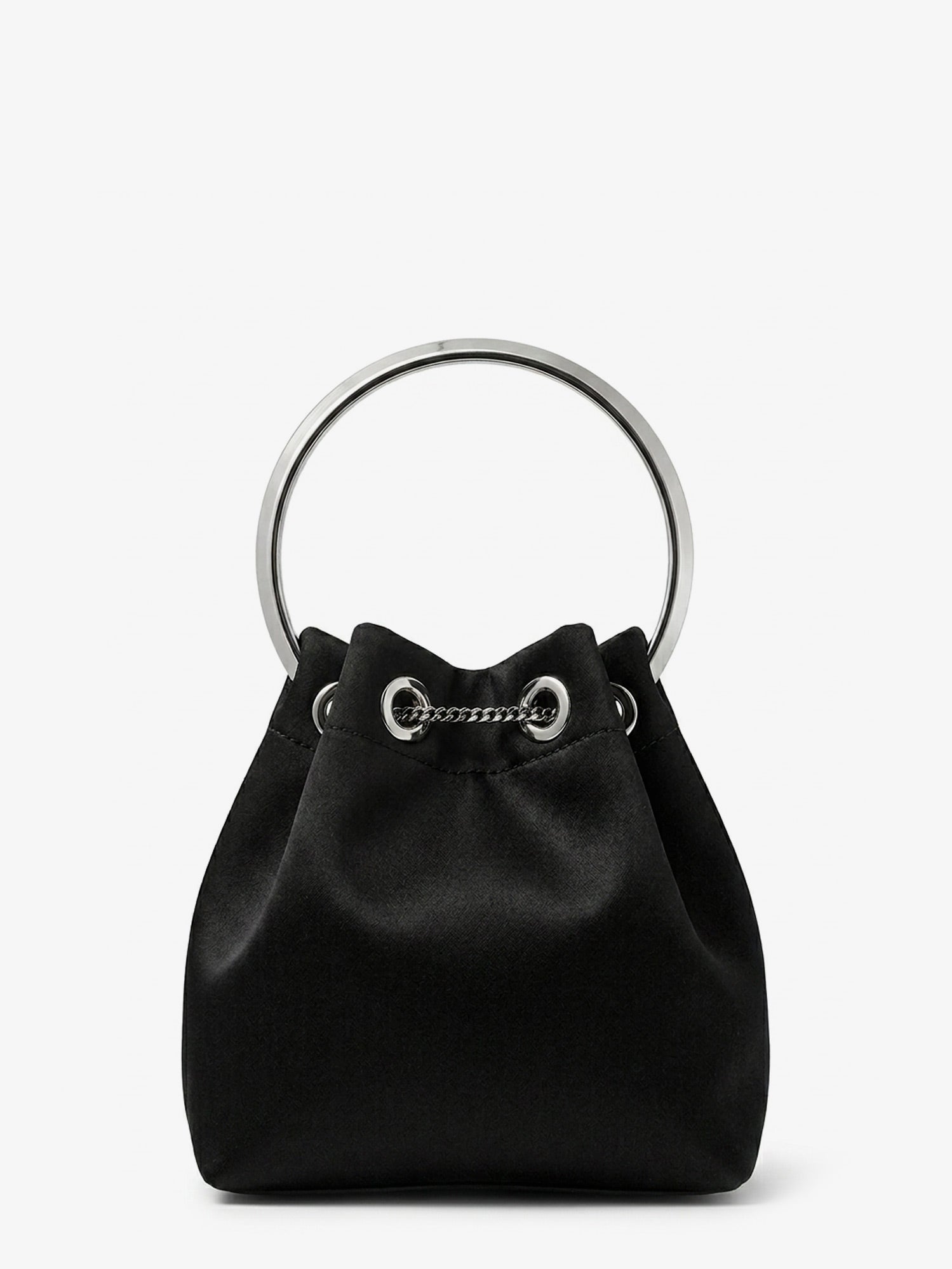 Jimmy Choo Bon Bon satin bucket bag, view 2