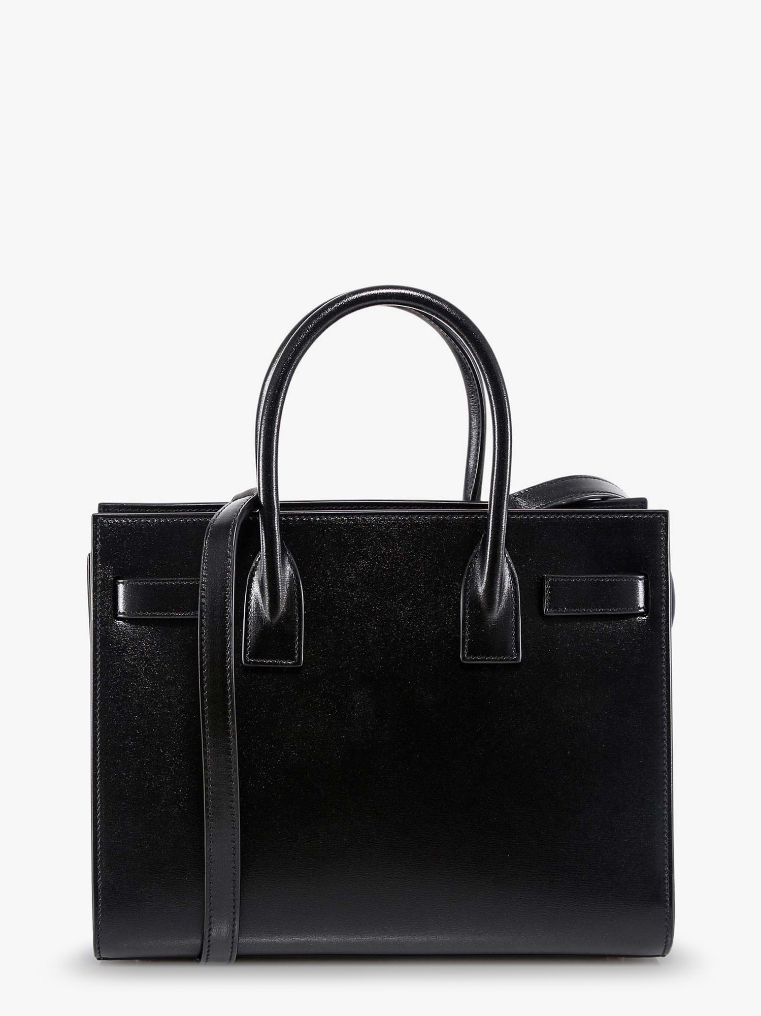 Saint Laurent Baby Sac de Jour leather handbag with padlock, view 2