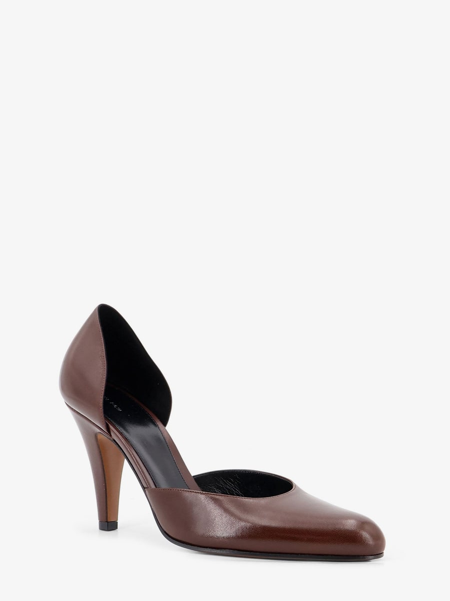 The Row D'Orsay Ornella leather pumps, view 3