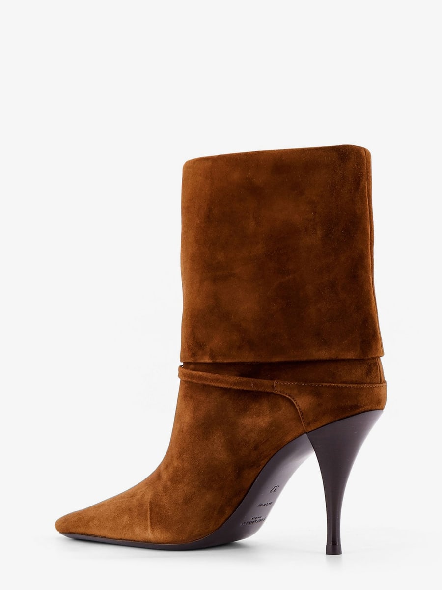 Saint Laurent Vicky 90 suede boots, view 3