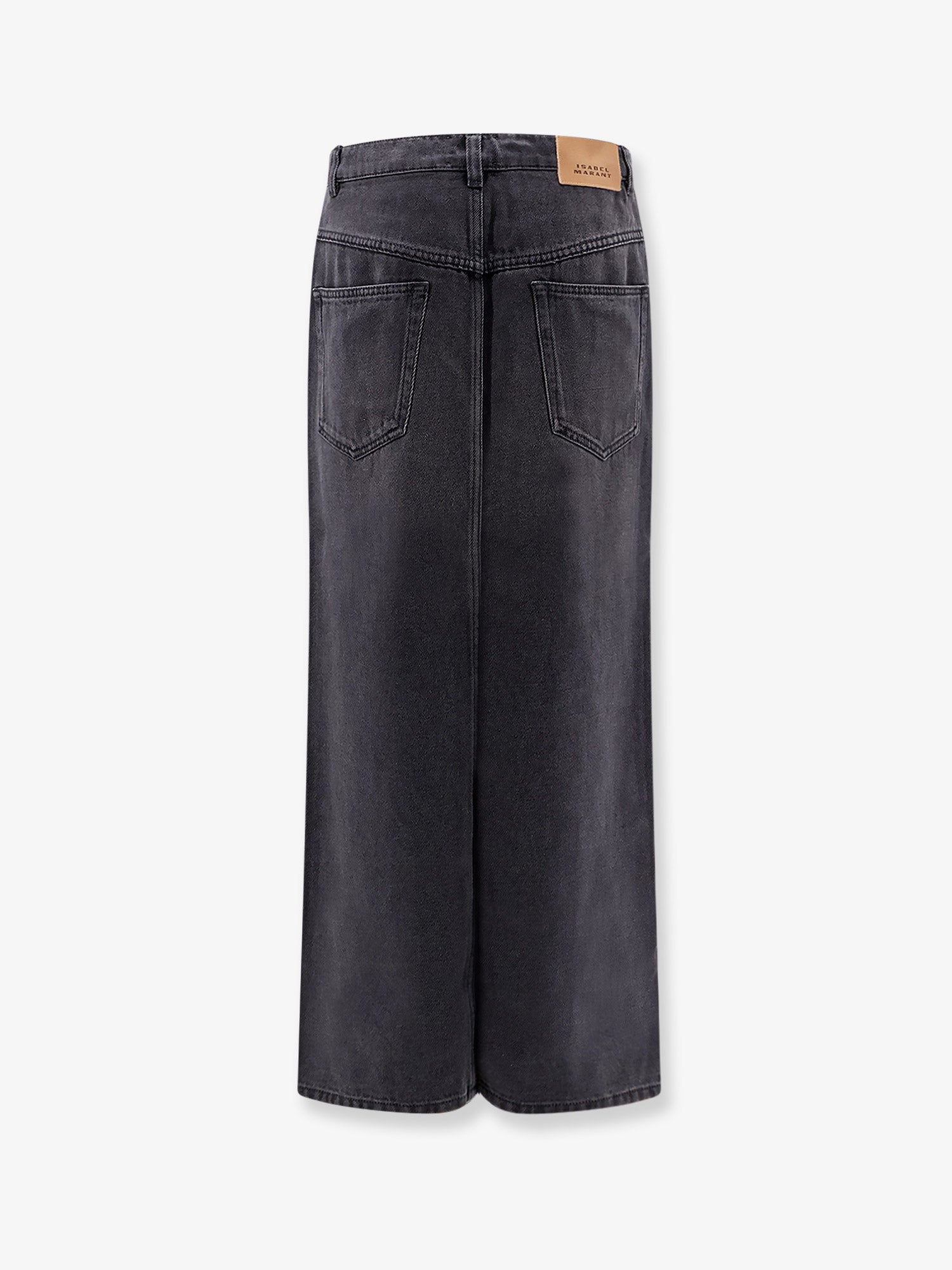 Isabel Marant Faharia black denim skirt, view 2