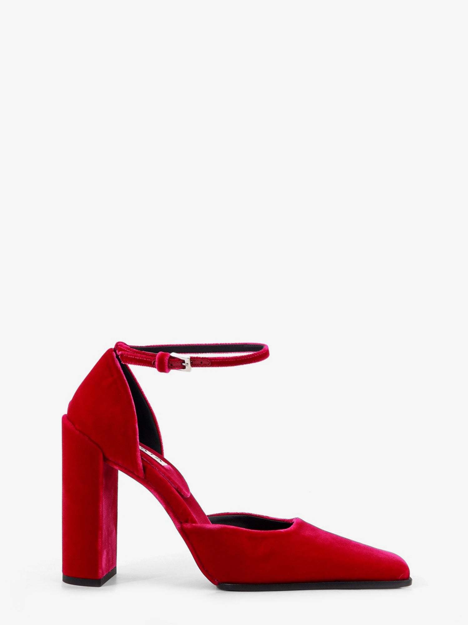 Alaïa D' Orsay 90 velvet décolleté