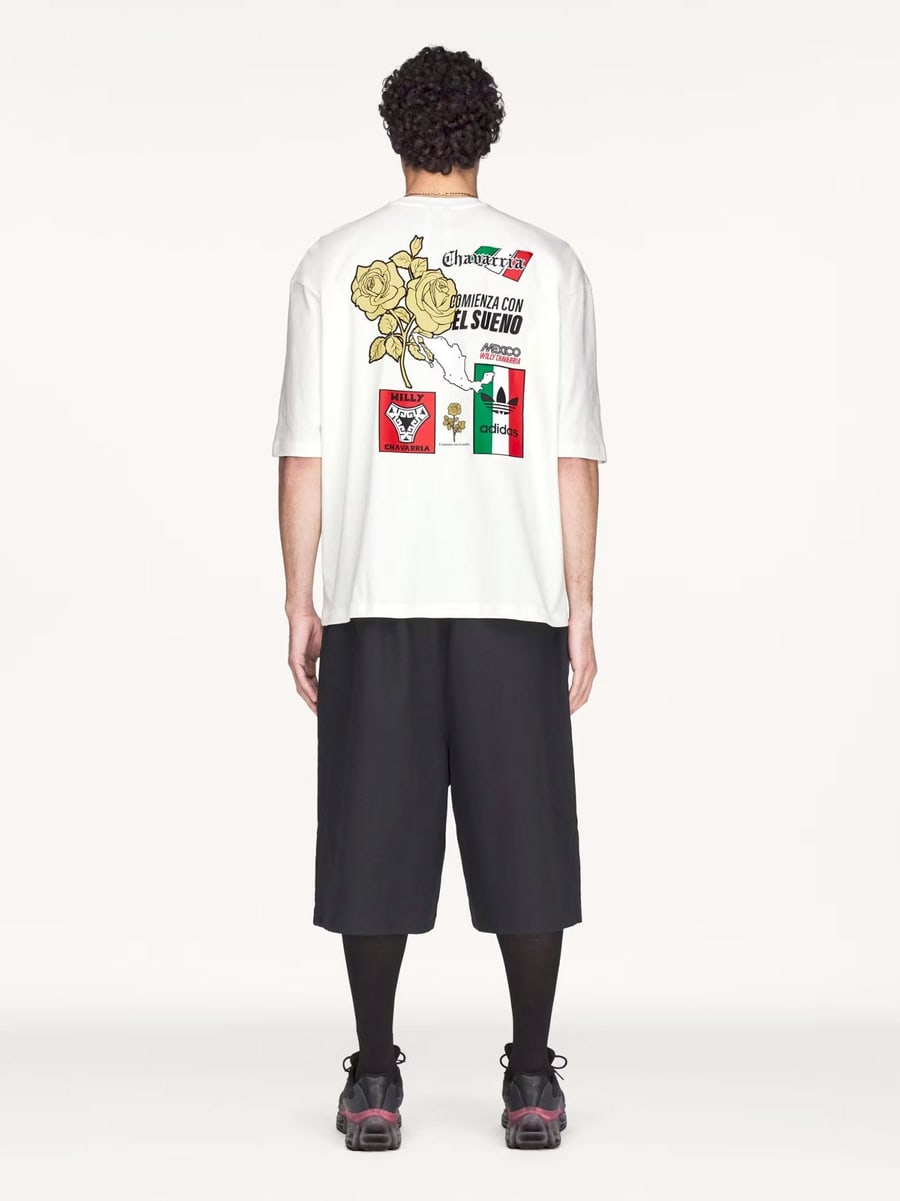 ADIDAS X WILLY CHAVARRIA Graphic cotton T-shirt, view 3