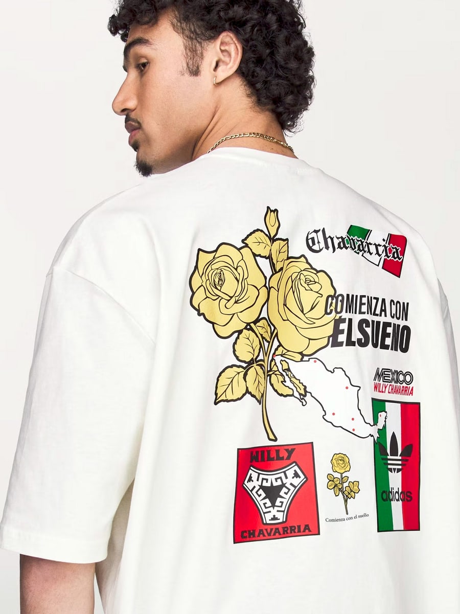 ADIDAS X WILLY CHAVARRIA Graphic cotton T-shirt, view 4