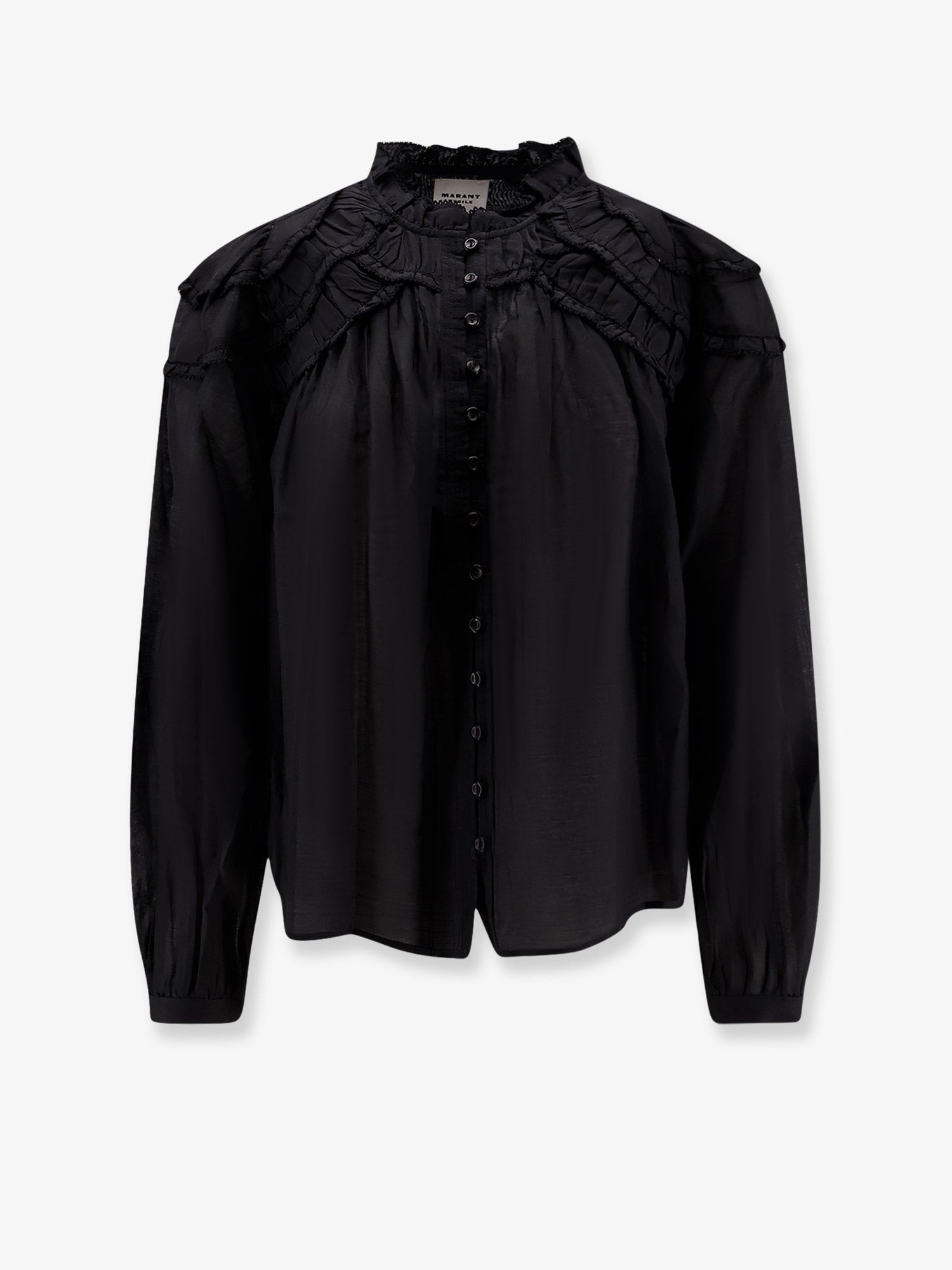 MARANT ETOILE Christa cotton and viscose shirt