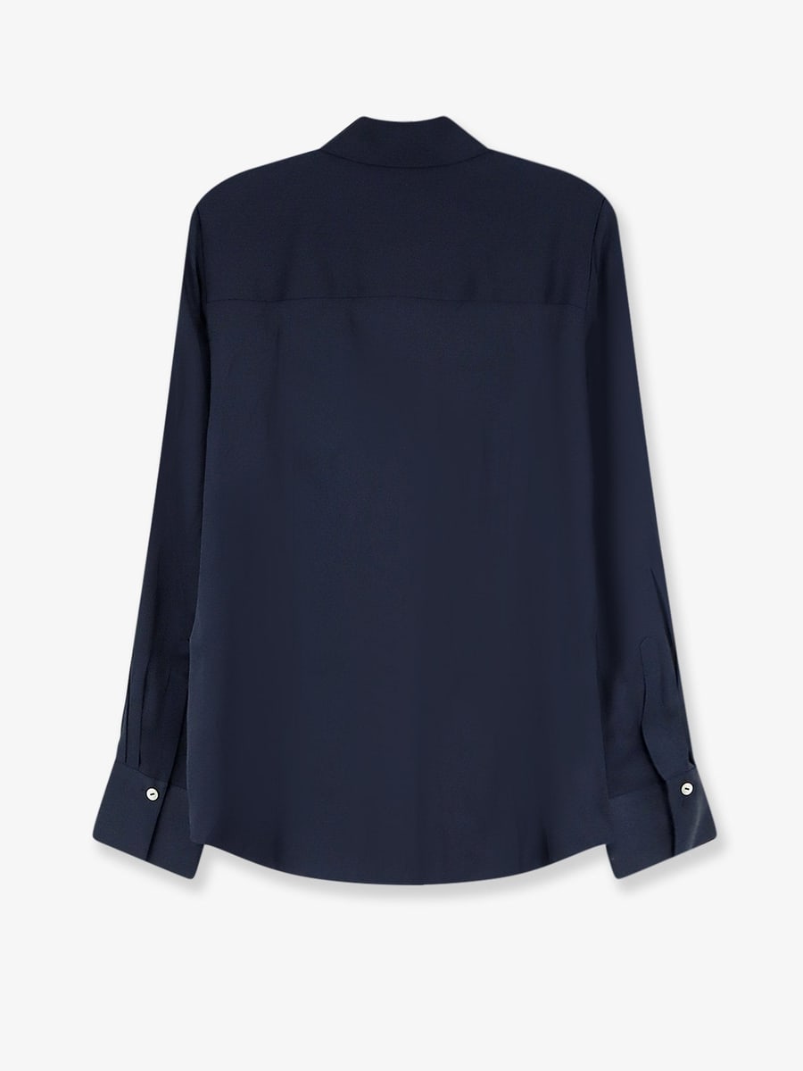 VINCE. Silk and viscose blend shirt, view 2