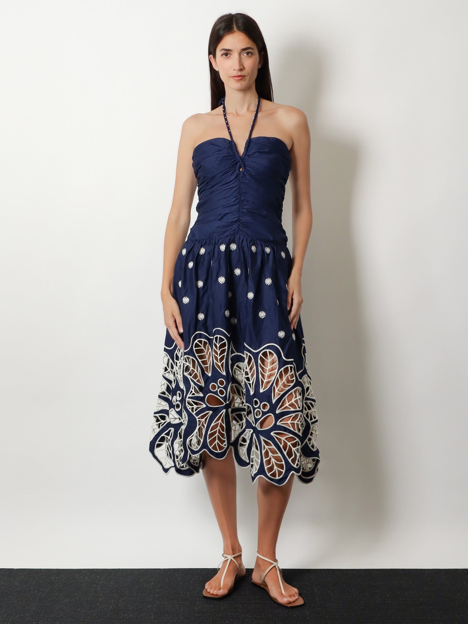 FARM RIO Richilieur organic cotton dress, view 2