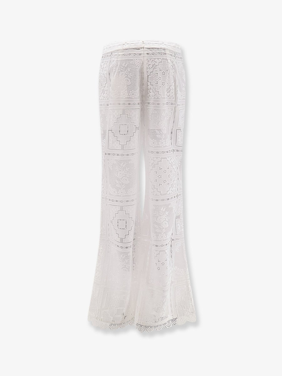 Zimmermann Aster embroidered trousers, view 2