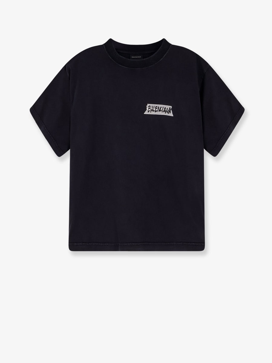 Balenciaga Used effect cotton t-shirt