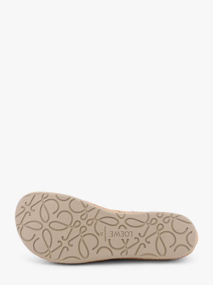 Loewe Rio suede and raffia loafers, view 4