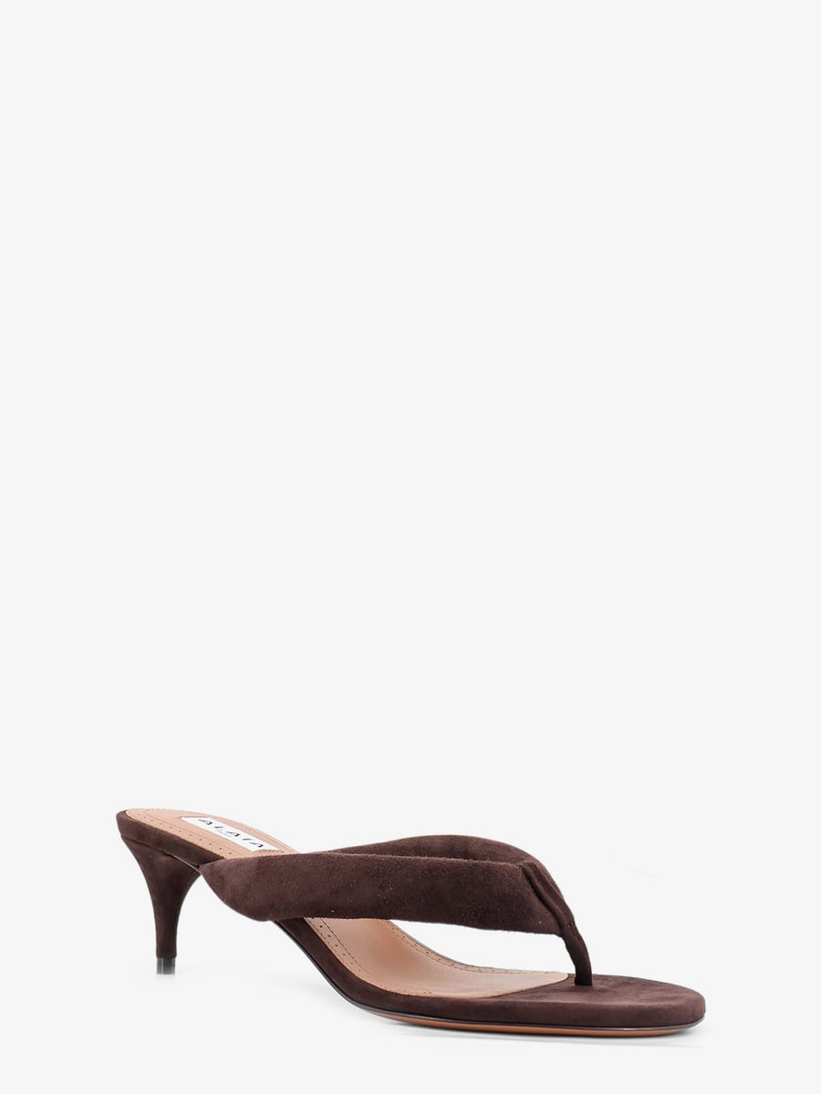 Alaïa Suede heeled sandals, view 2