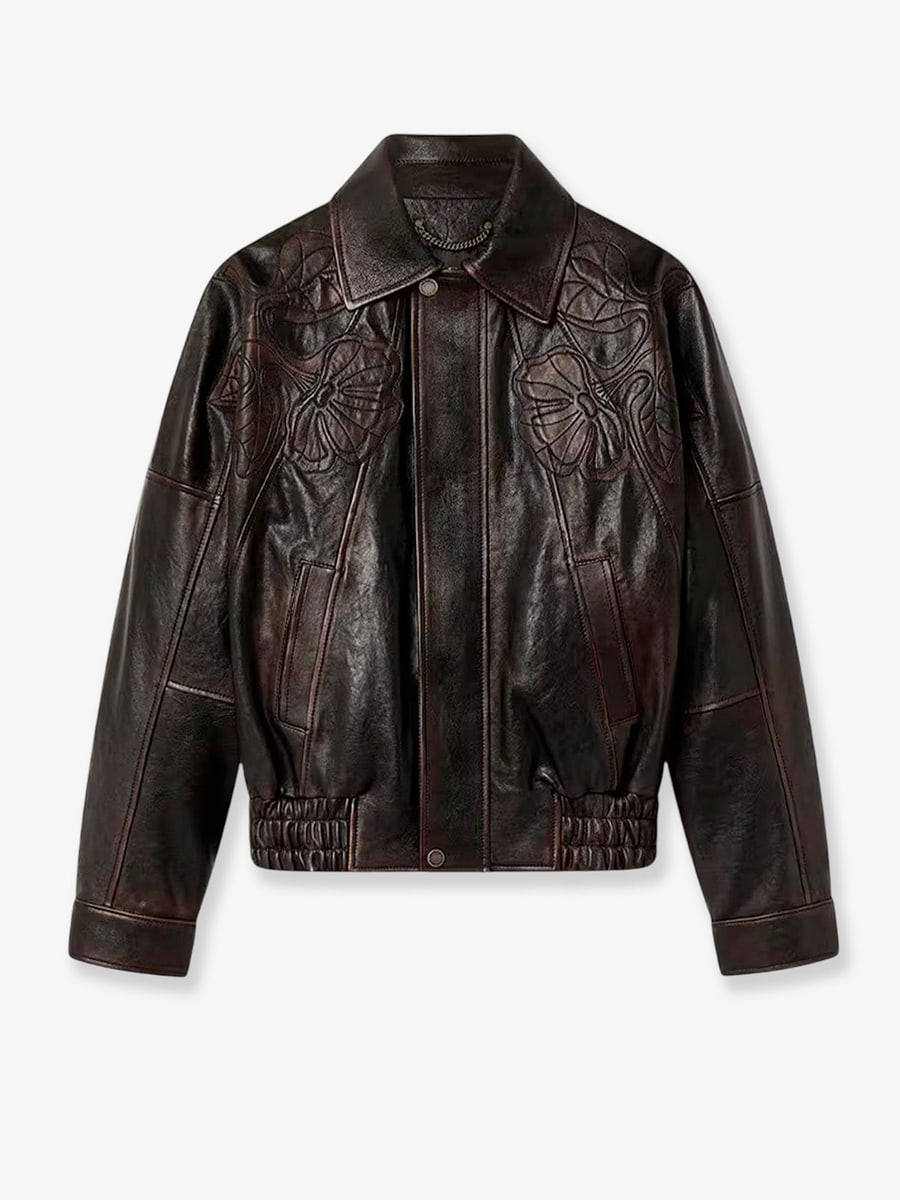 Golden Goose Palmer leather jacket