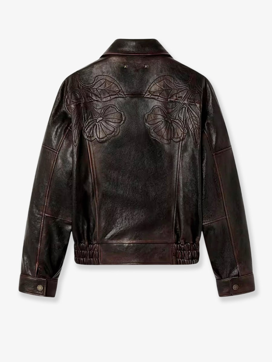 Golden Goose Palmer leather jacket, view 2
