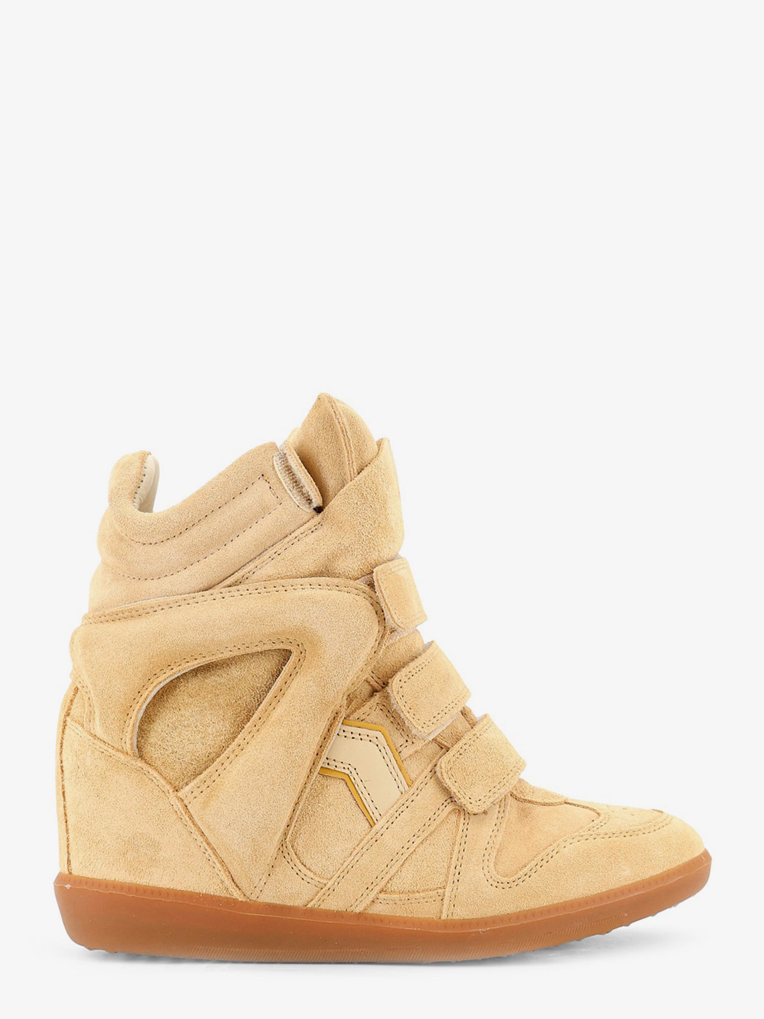 Isabel Marant Bekett suede and leather sneakers