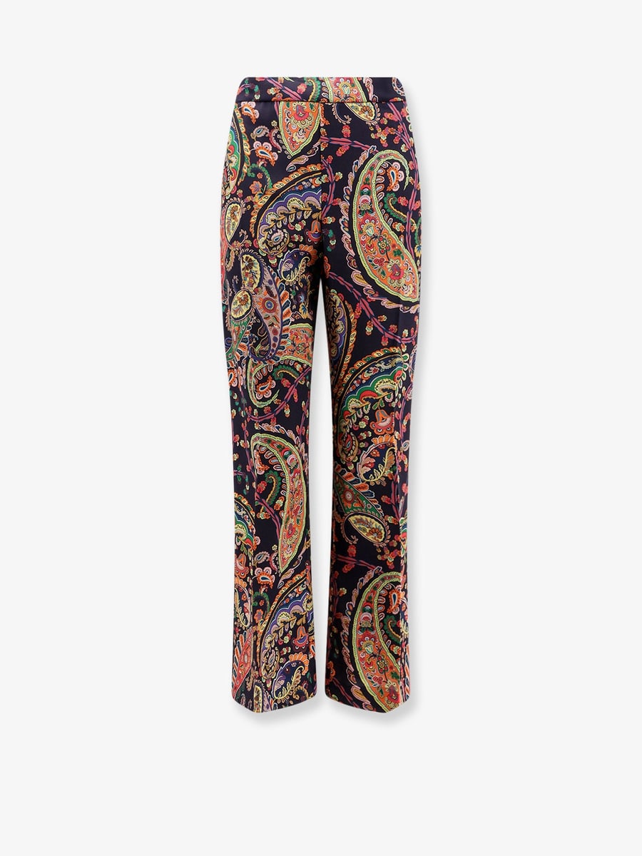 Etro Multicolor fabric trousers