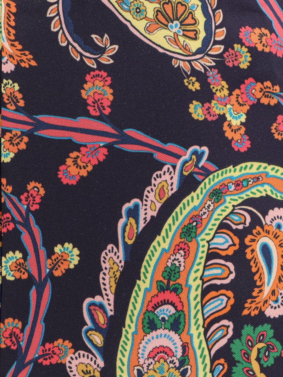 Etro Multicolor fabric trousers, view 3