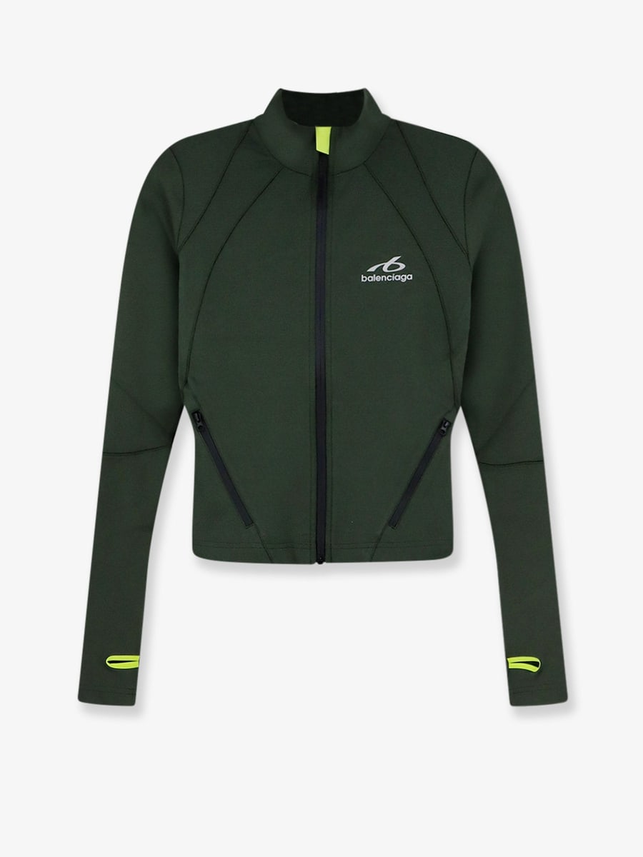 Balenciaga Fitted Zip-Up sweatshirt
