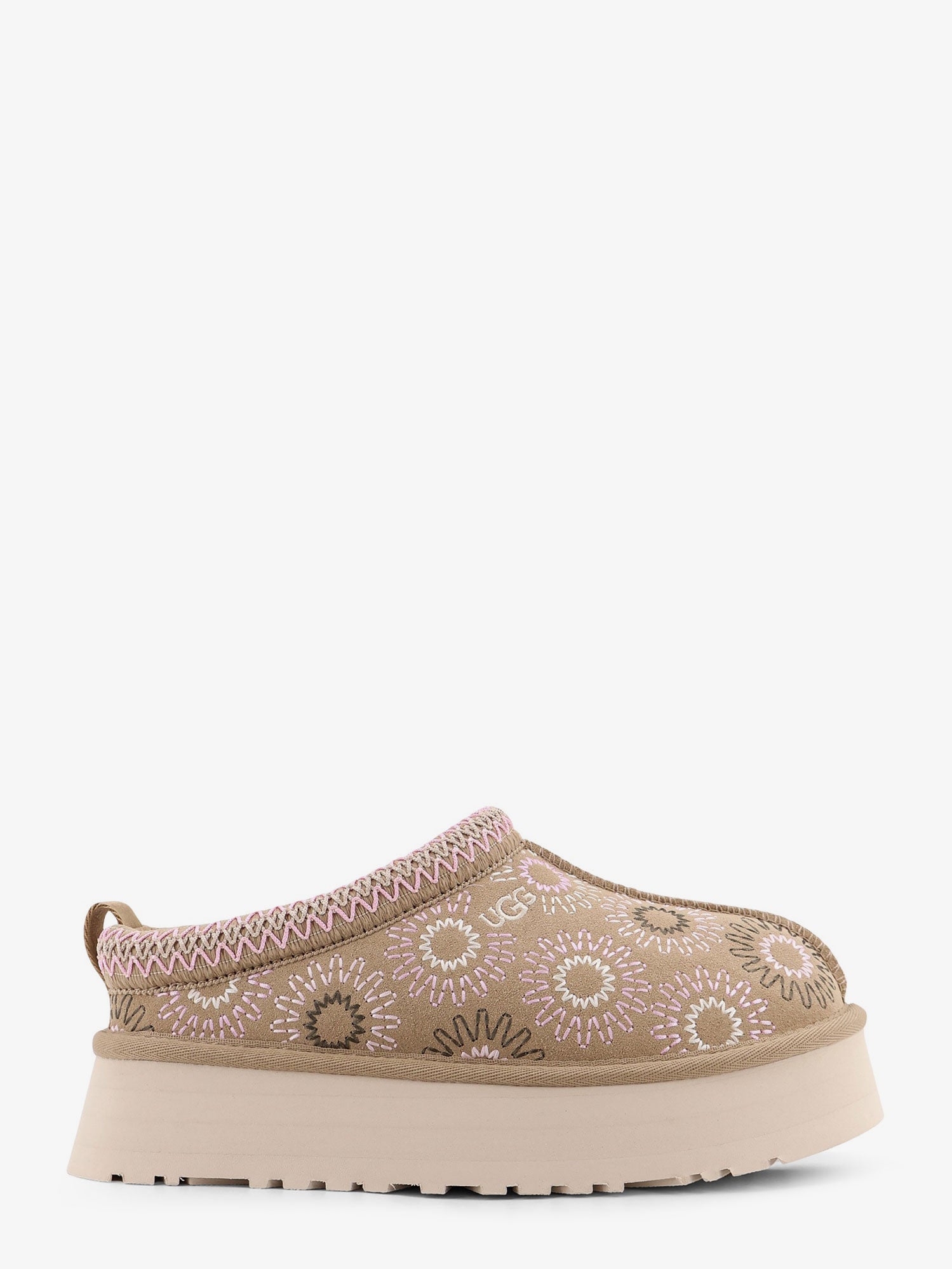 UGG W Tazz suede sandals with multicolor embroidery