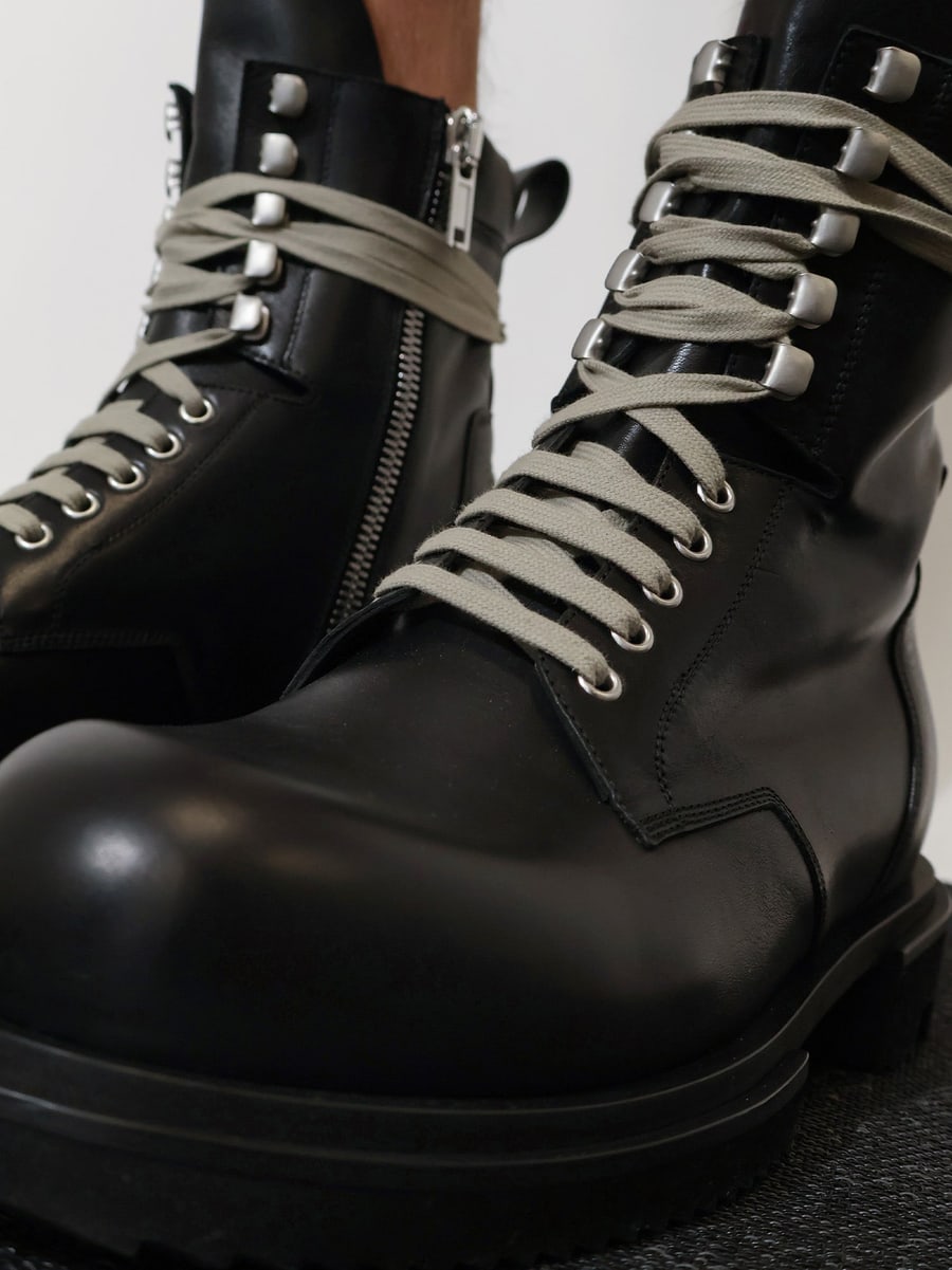 Rick Owens Leather boots, view 2