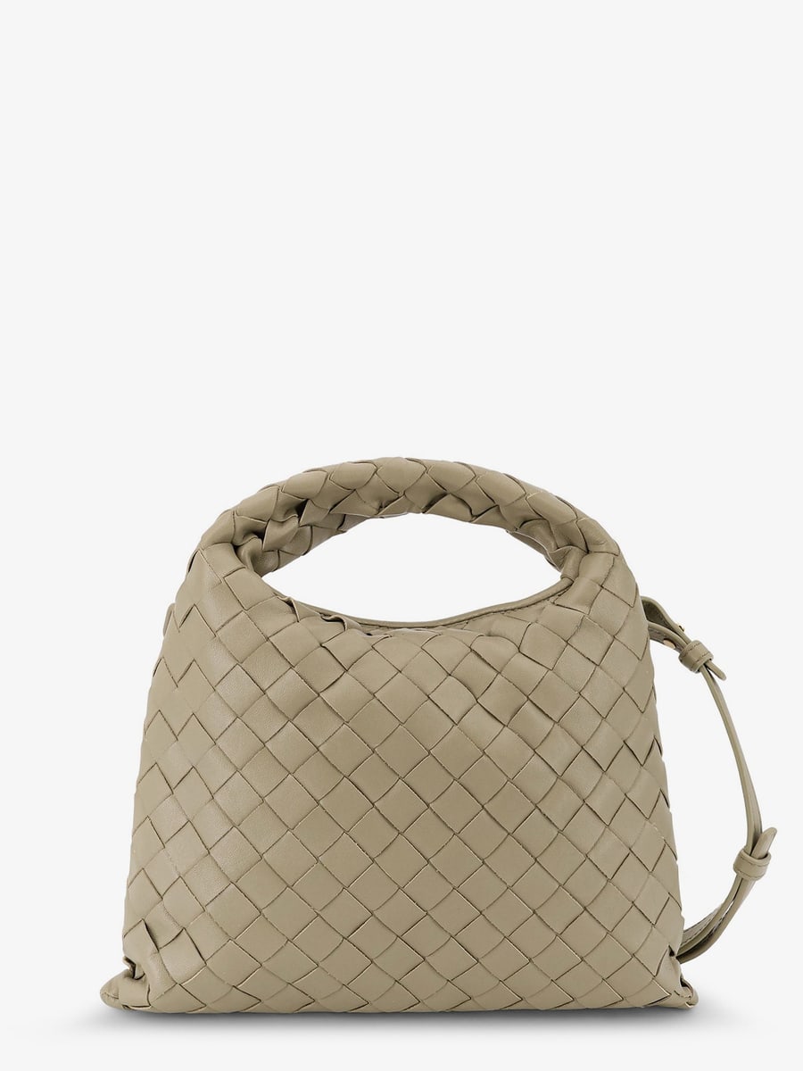 Bottega Veneta Mini Hop leather crossbody bag with Intrecciato pattern, view 2