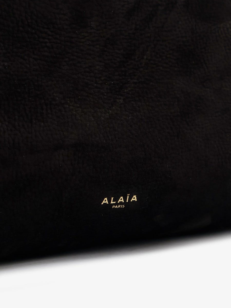 Alaïa Le Click Pocket 35 nabuk shoulder bag, view 5