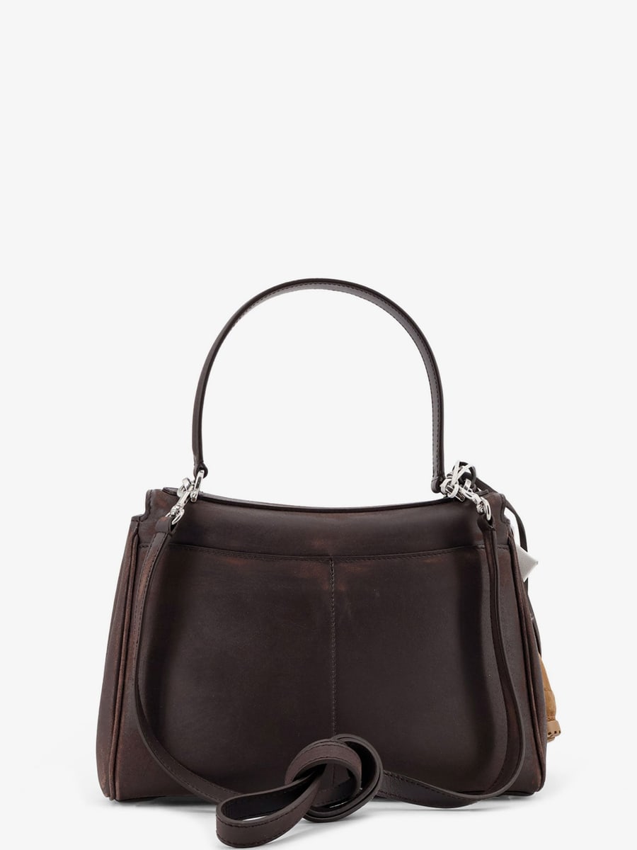 Balenciaga Rodeo S leather crossbody bag with vintage motif, view 3