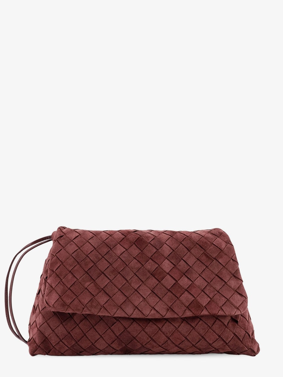 Bottega Veneta Suede Giorno crossbody bag with Intrecciato motif