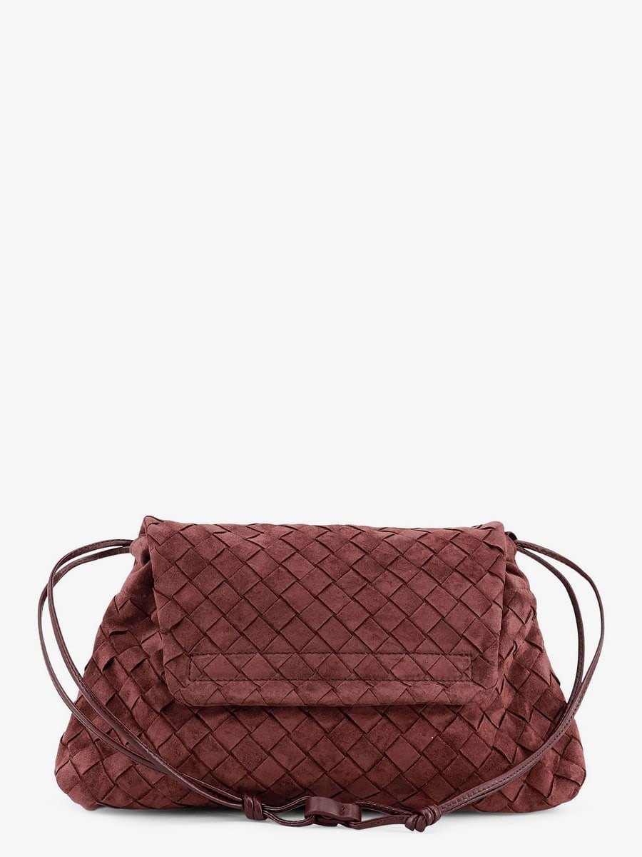 Bottega Veneta Suede Giorno crossbody bag with Intrecciato motif, view 2