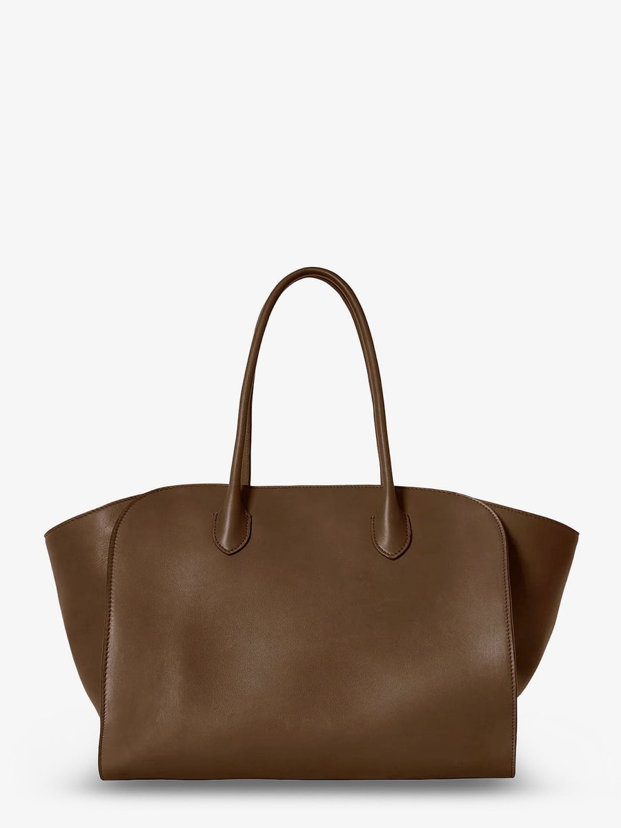 The Row Marlo 14 leather shoulder bag