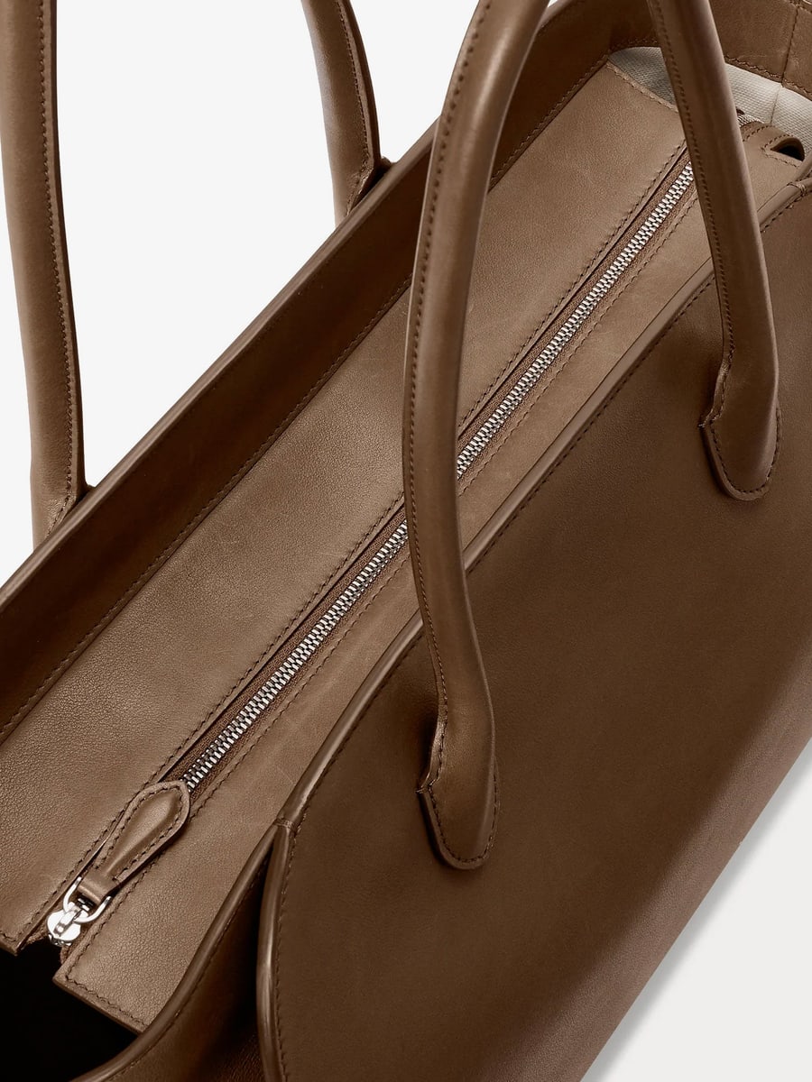 The Row Marlo 14 leather shoulder bag, view 5
