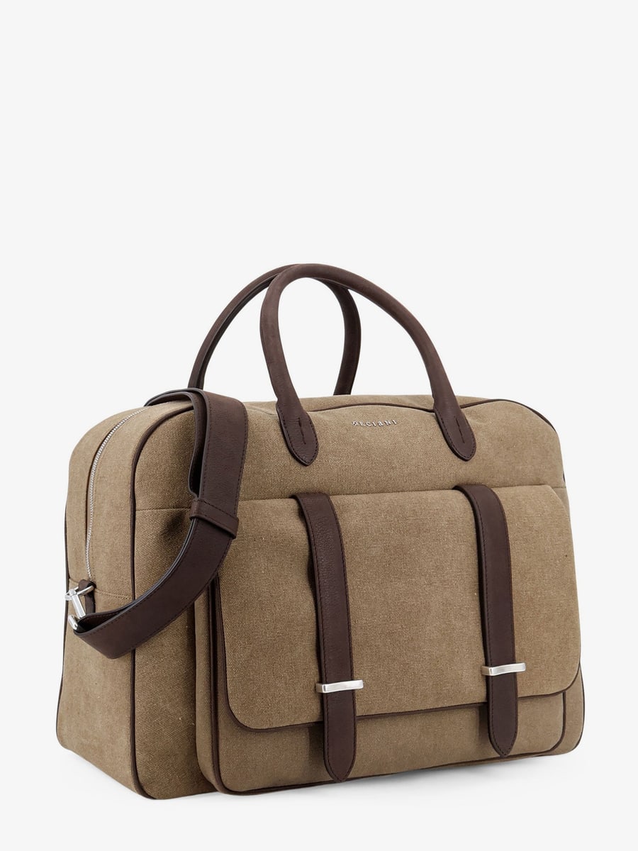 ORCIANI Jones Suede Travel Bag, view 3