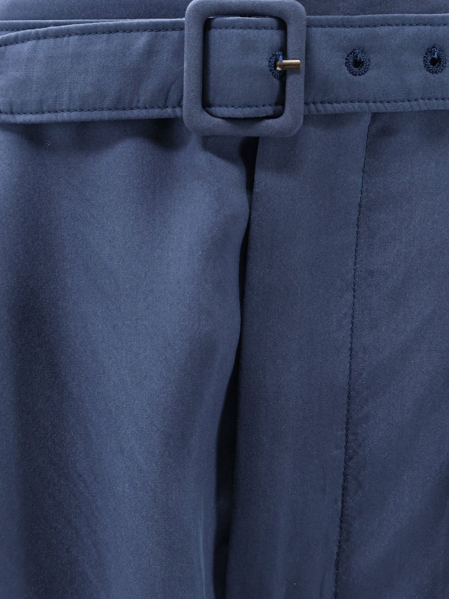 Saint Laurent Silk trousers with belt, view 5
