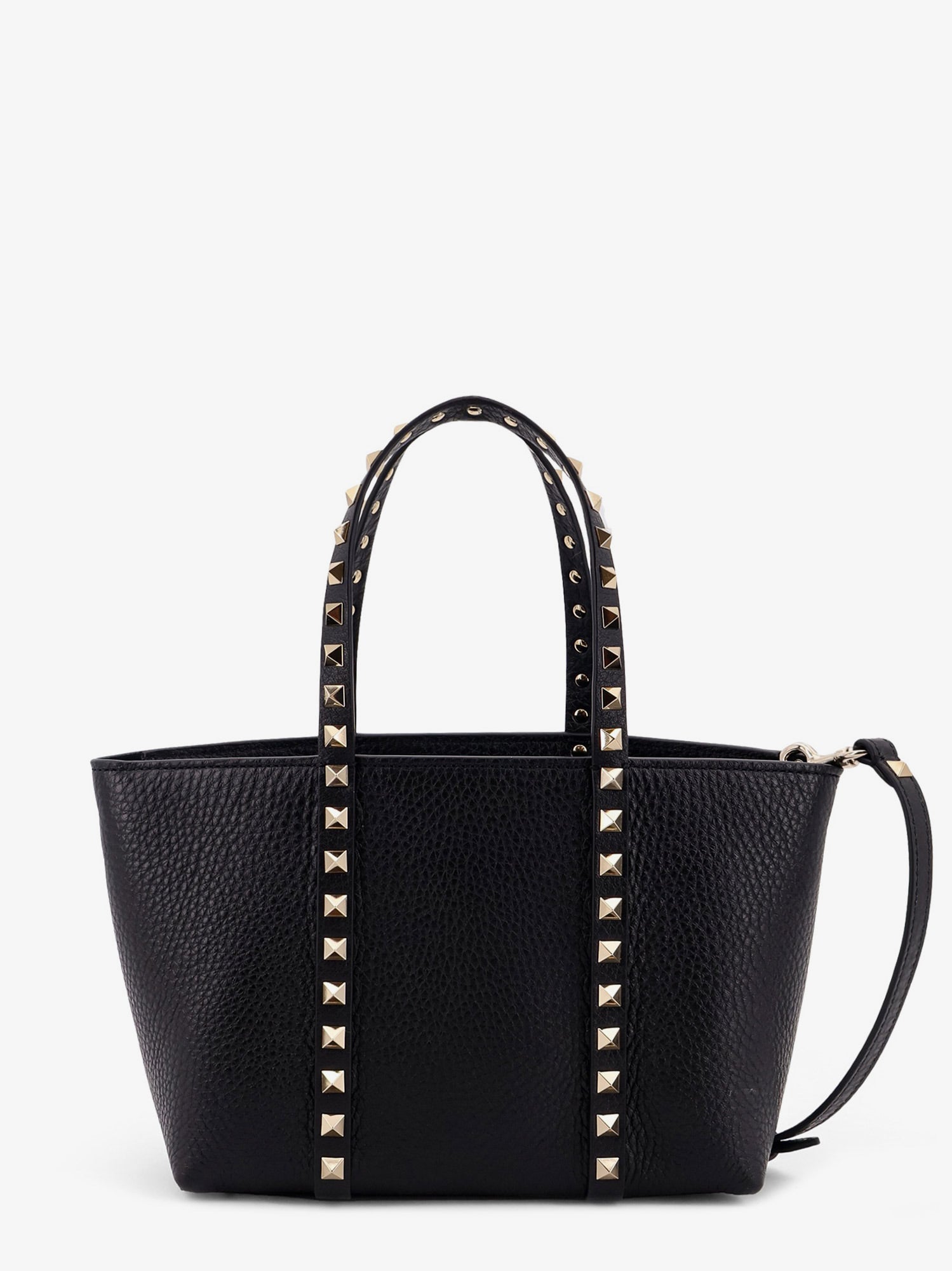 Valentino Garavani Valentino Garavani Rockstud leather shopping bag, view 2