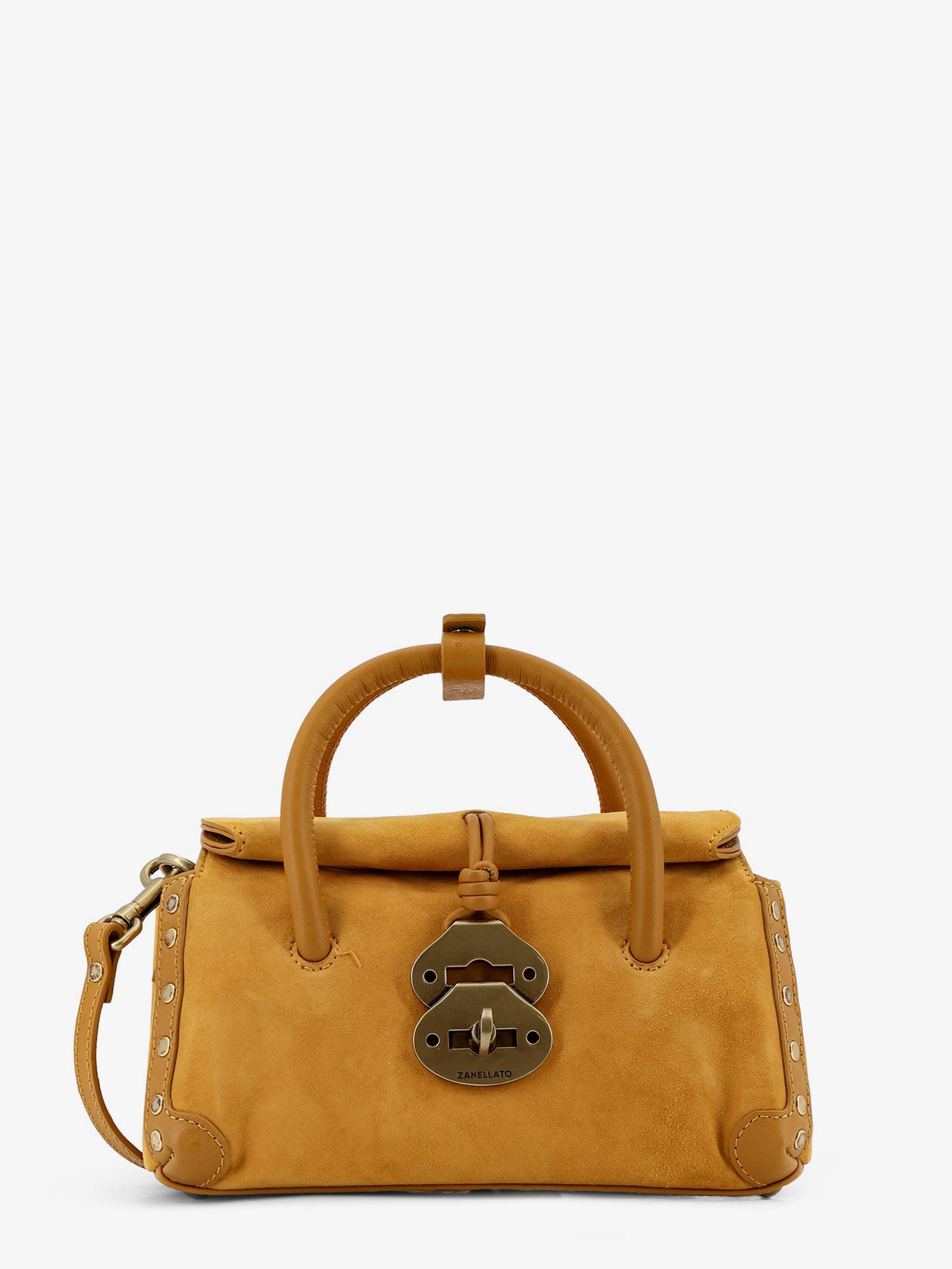 ZANELLATO Dotta baby suede crossbody bag
