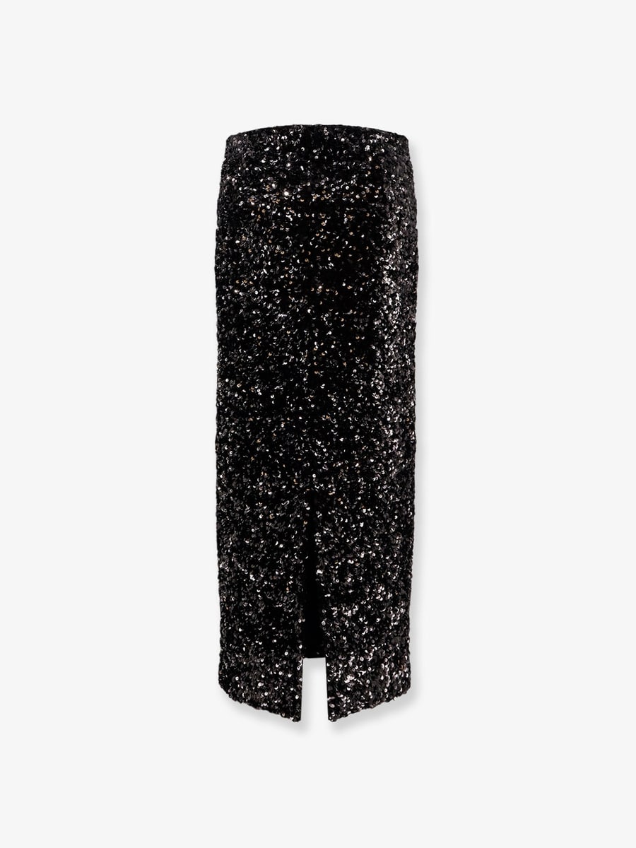 VINCE. Skirt with sequins embroidery, view 2