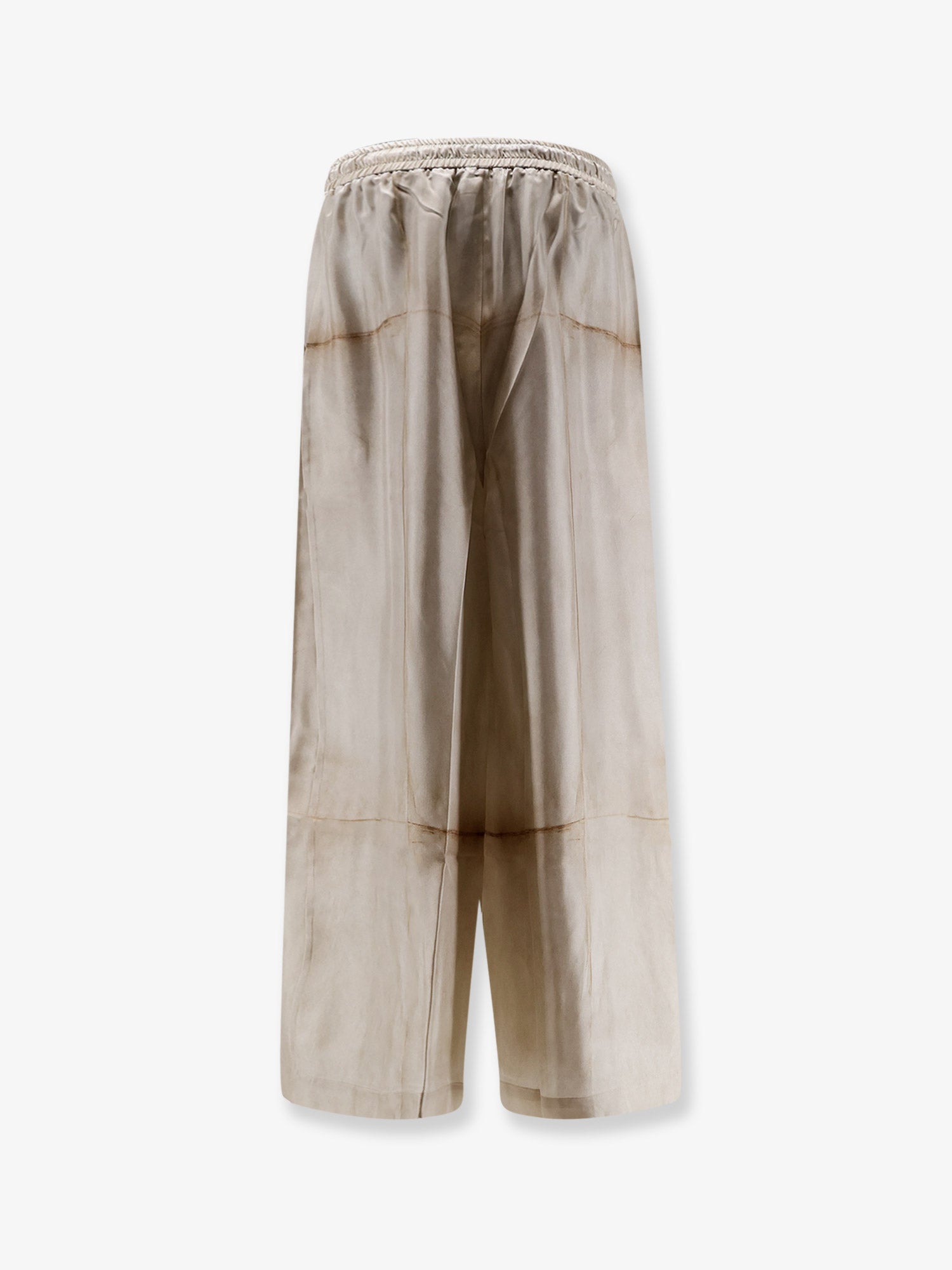 PIERRE-LOUIS MASCIA Silk trousers with floral print, view 2