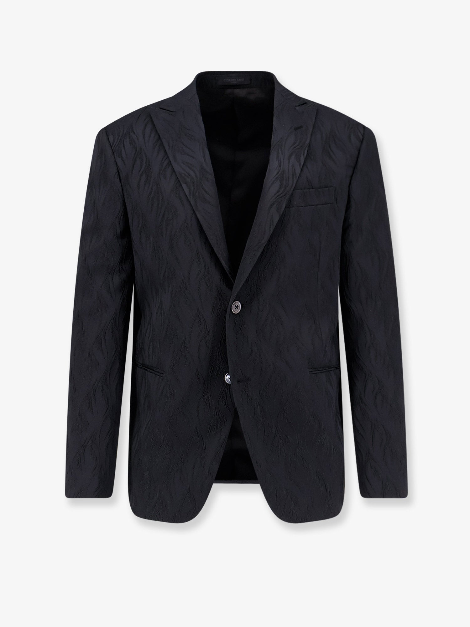 Corneliani Single-breasted blazer with embroidery