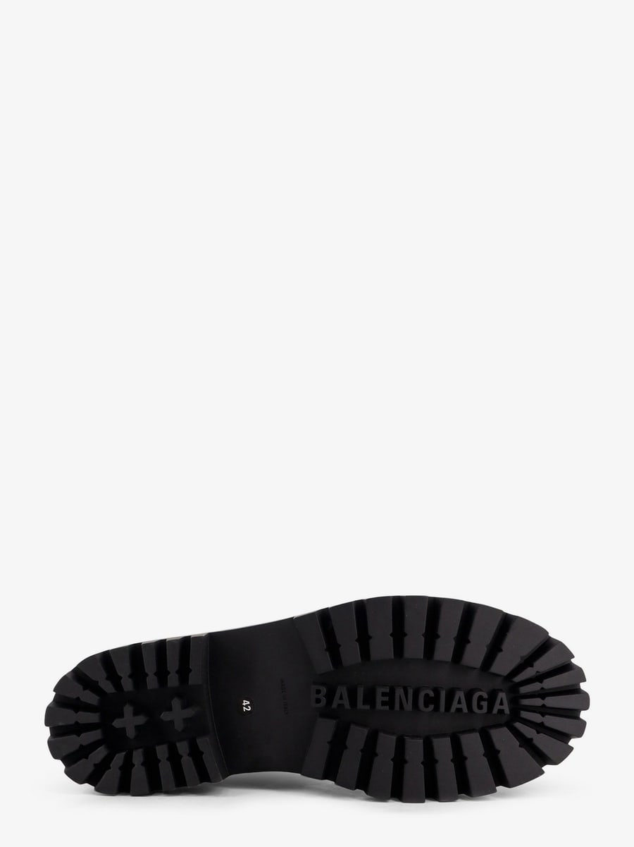Balenciaga Leather boots with maxi rubber sole, view 5