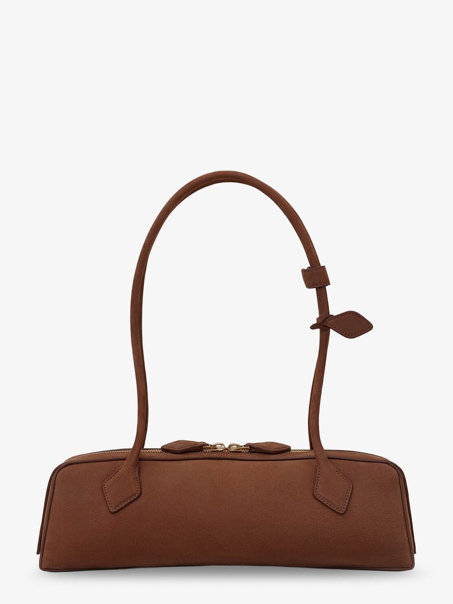 Alaïa Teckel Medium suede shoulder bag, view 3