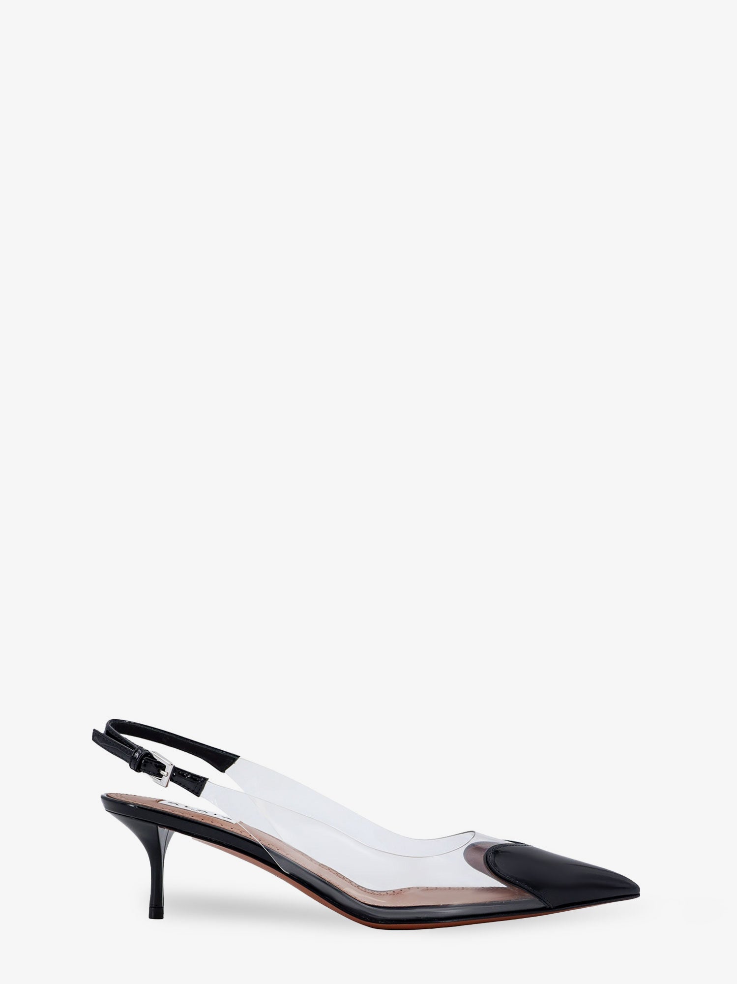 Alaïa Le Coeur Slingback PVC and leather pumps