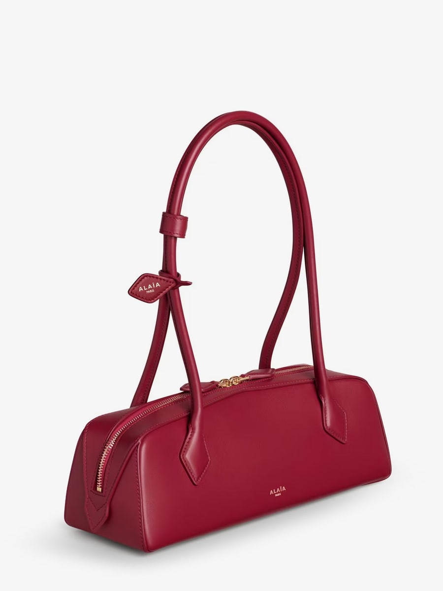 Alaïa Le Teckel leather shoulder bag, view 4