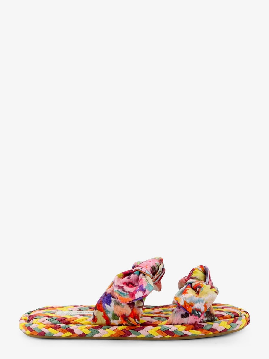 Zimmermann Multicolored raffia Carousel sandals