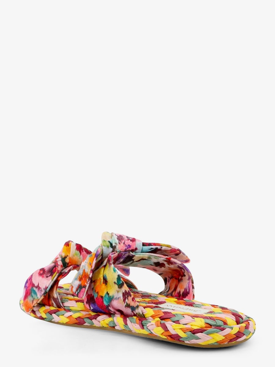 Zimmermann Multicolored raffia Carousel sandals, view 3
